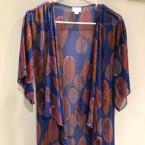 LuLaRue fringe kimono